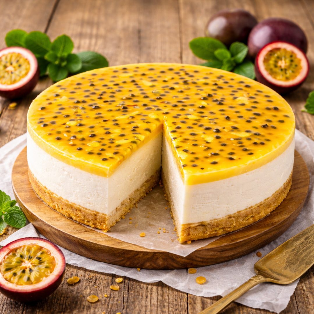 Cheesecake de Maracujá 3