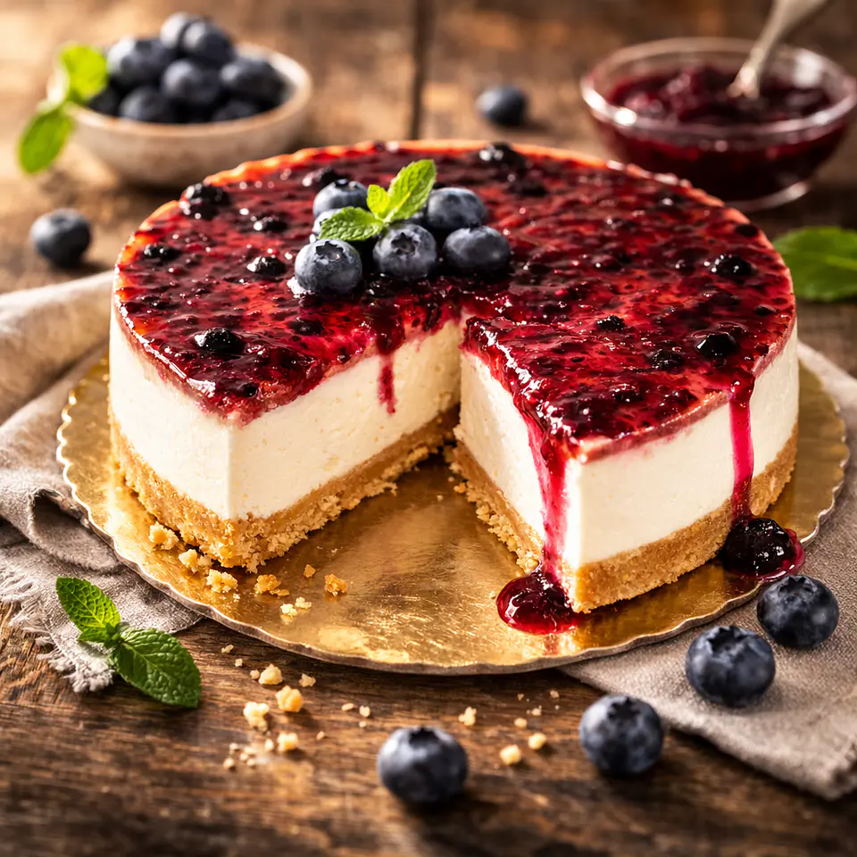 Cheesecake de Mirtilo 2