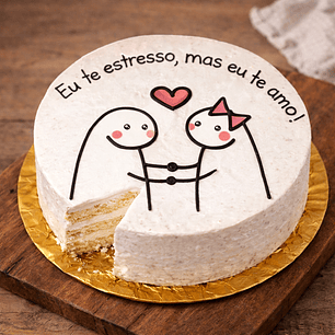 Bento Cake “Eu te estresso, mas eu te amo!”