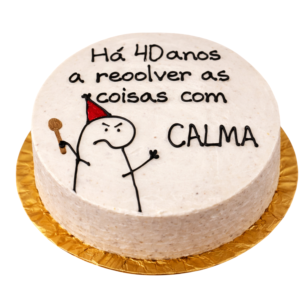 Bento Cake “Há 40 anos a resolver as coisas com CALMA” 1