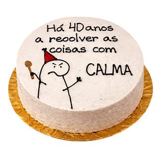 Bento Cake “Há 40 anos a resolver as coisas com CALMA”