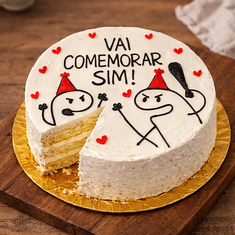 Bento Cake “Vai Comemorar Sim!”