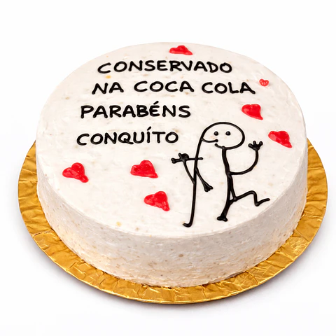 Bento Cake "Conservado na Coca-Cola"