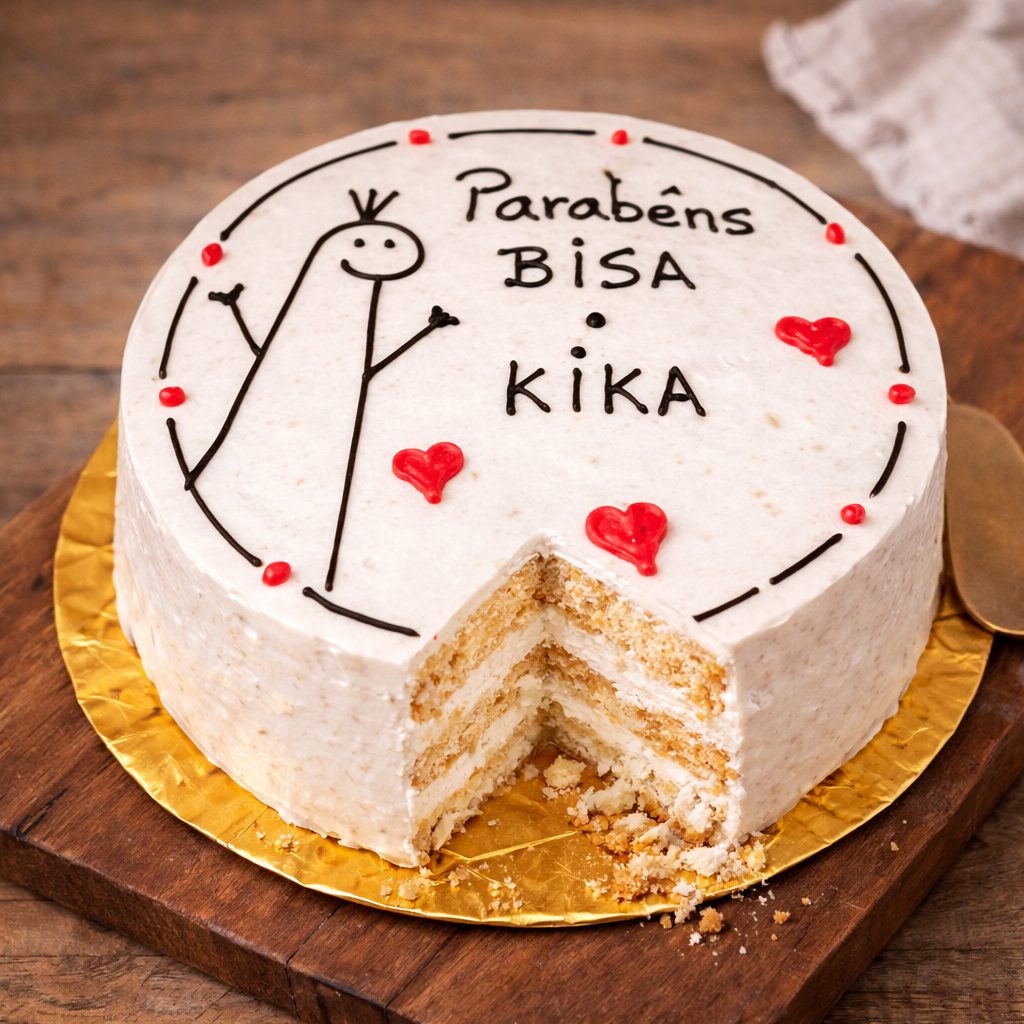 Bento Cake “Parabéns Bisa Kika” 2