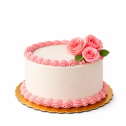 Bolo de Aniversário Feminino Moderno