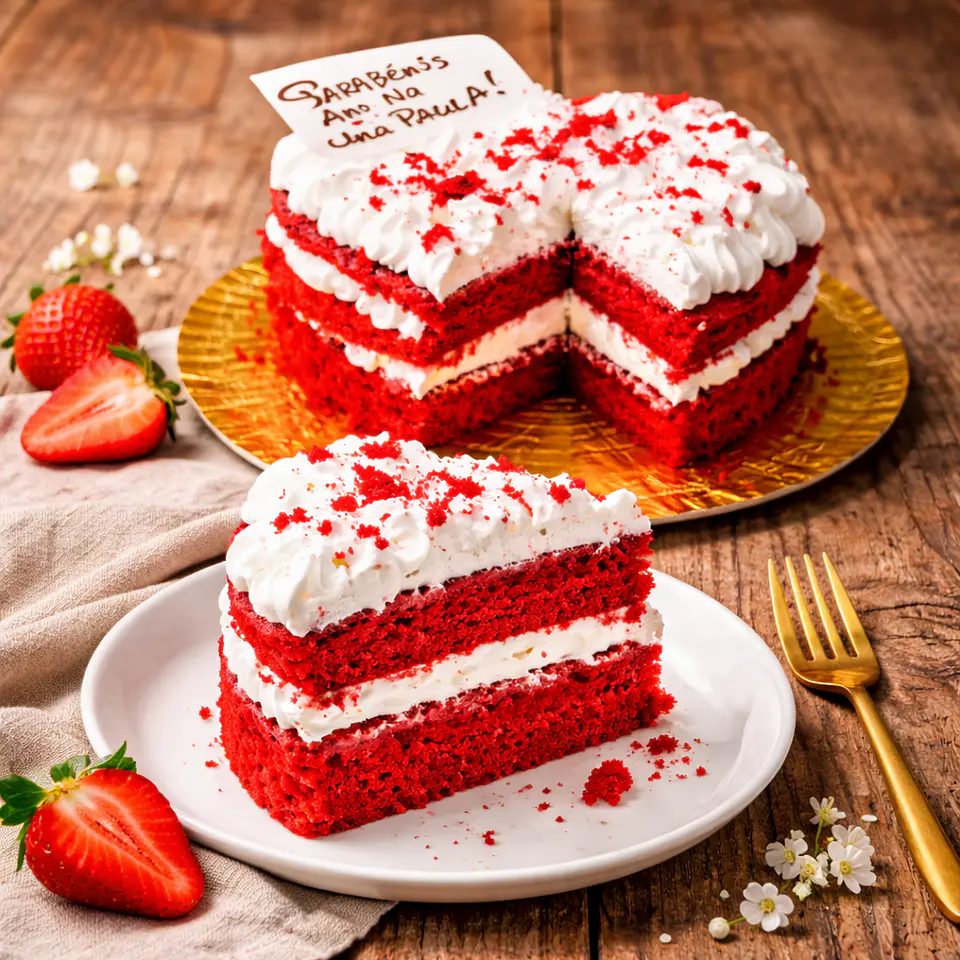 Red Velvet com Chantilly 2