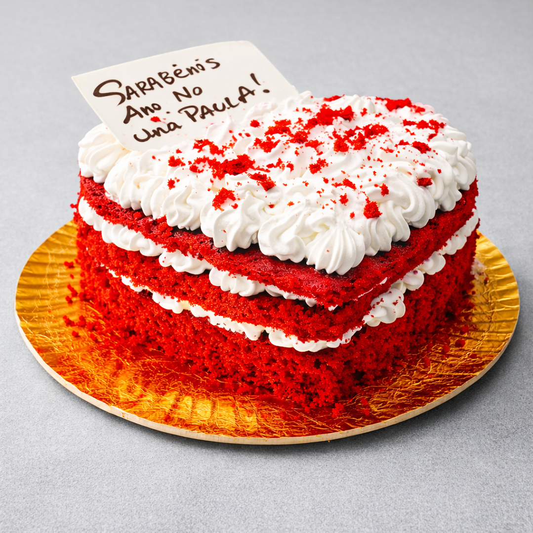 Red Velvet com Chantilly 1