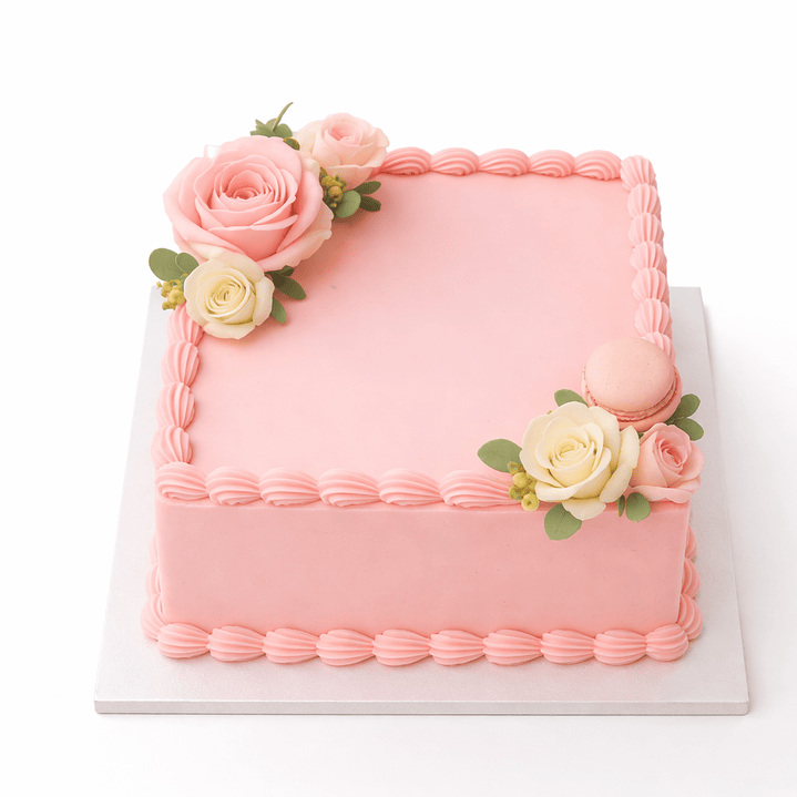 Bolo Decorado com Flores 1