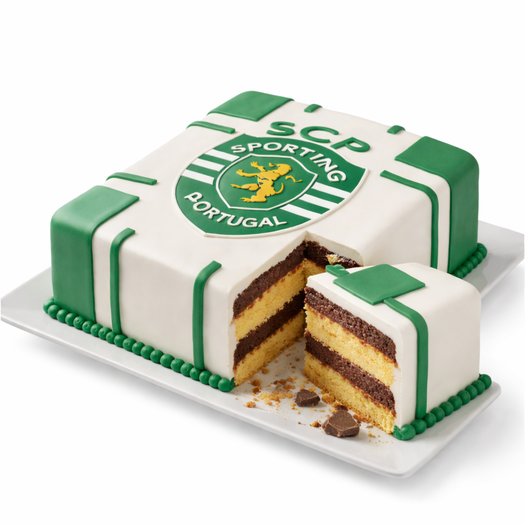 Bolo do Sporting Personalizado 2