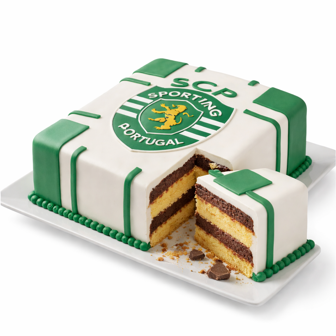Bolo do Sporting Personalizado 2