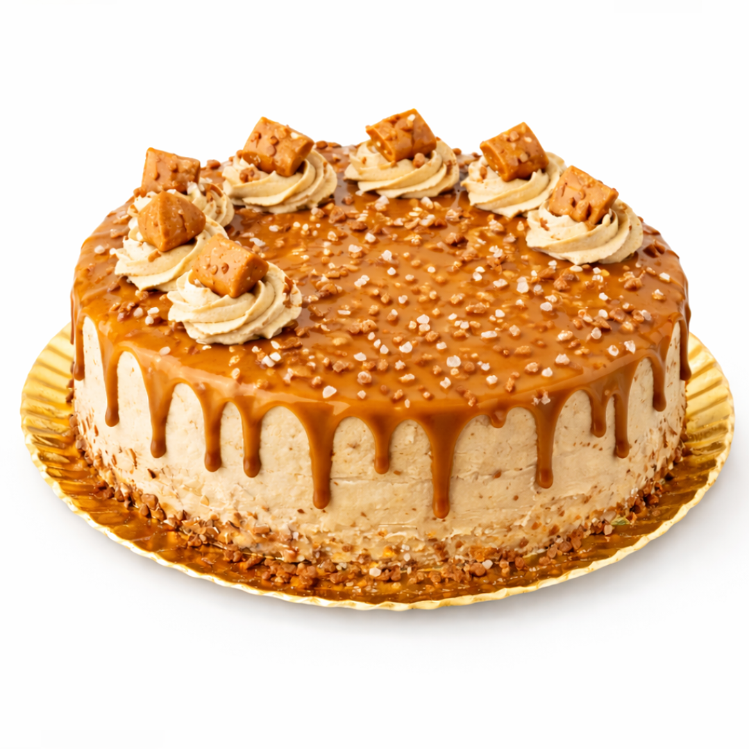 Bolo de Bolacha com Caramelo Salgado 1