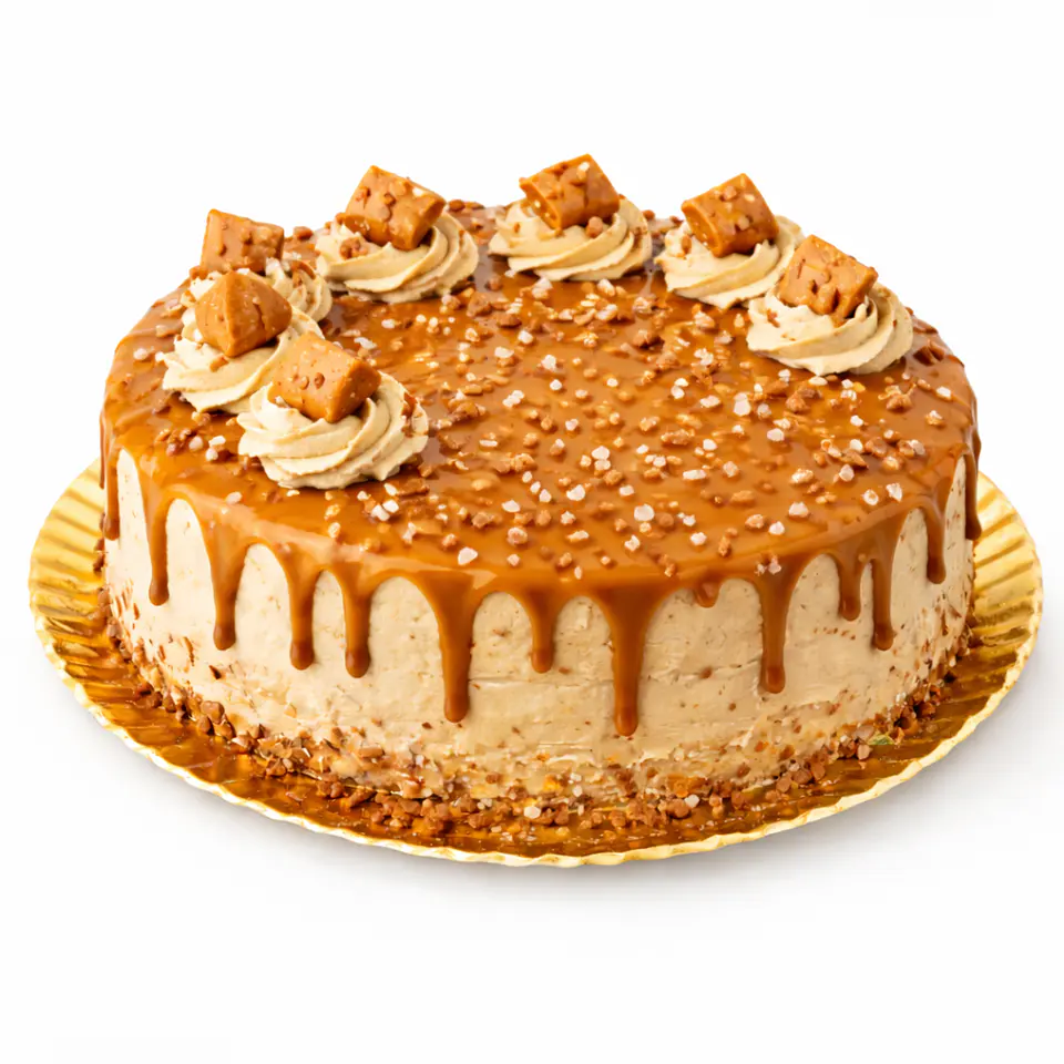 Bolo de Bolacha com Caramelo Salgado 1