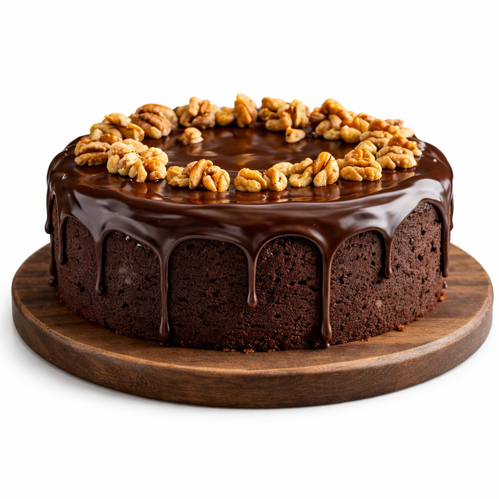 Bolo de Chocolate com Nozes 1