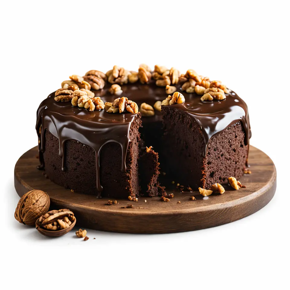 Bolo de Chocolate com Nozes 4