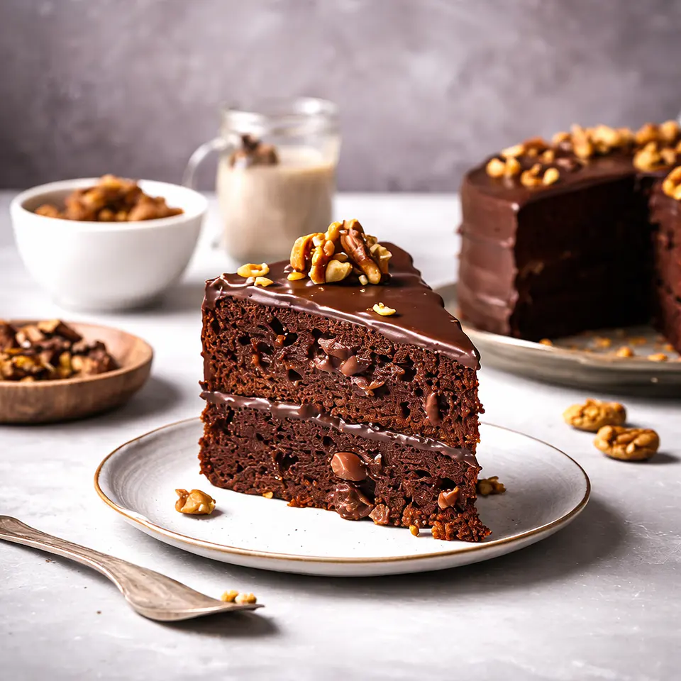 Bolo de Chocolate com Nozes 3