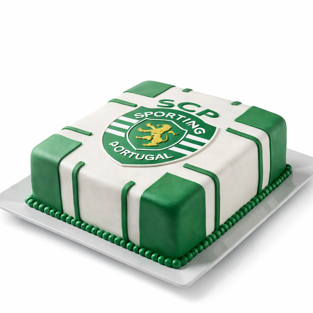 Bolo do Sporting Personalizado 1