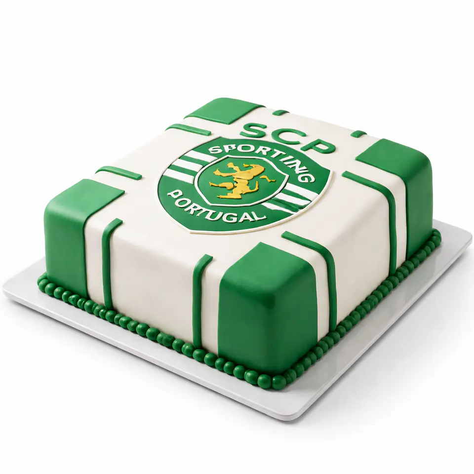Bolo do Sporting Personalizado 5