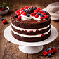 Naked Cake de Chocolate com Ganache - Thumbnail 1