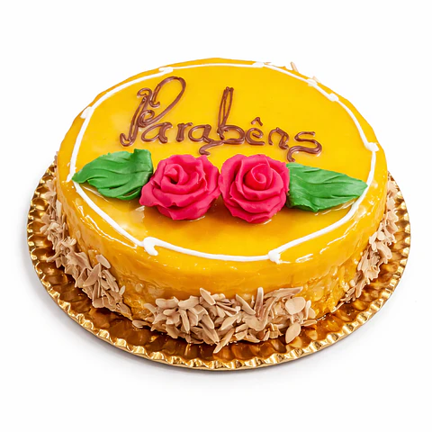 Bolo com Doce de Ovos e Amêndoas