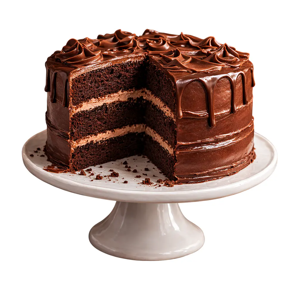 Bolo de Chocolate Húmido e Fofo 1