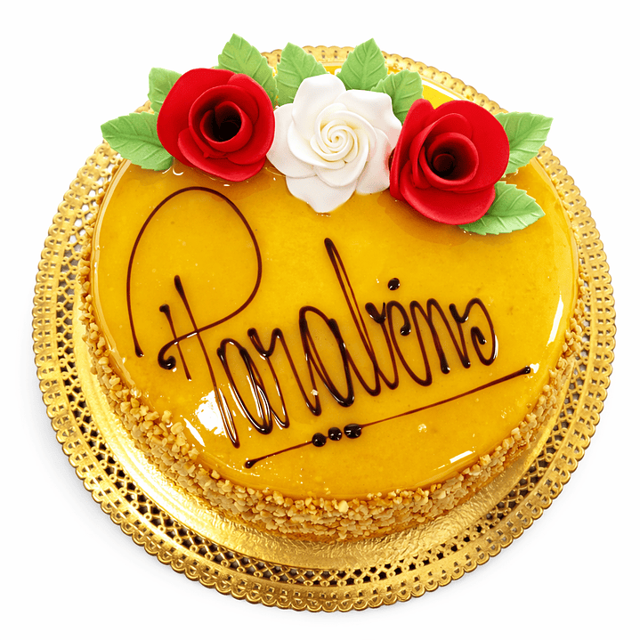 Bolo de Aniversário Feminino Simples 1