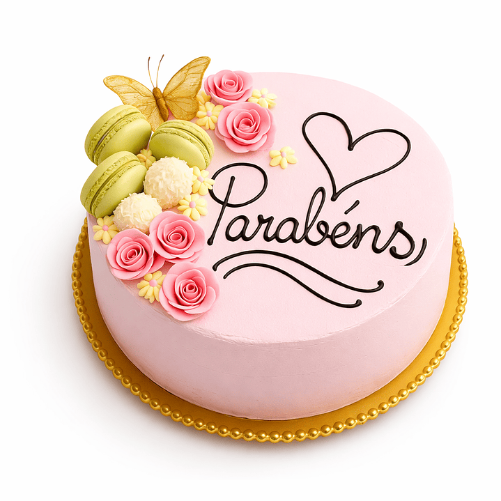 Bolo de Aniversário Feminino Chique 5