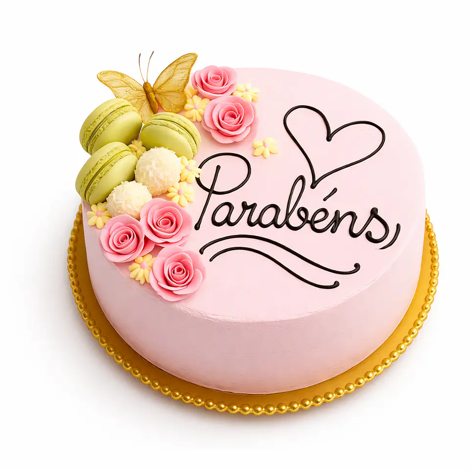 Bolo de Aniversário Feminino Chique 5