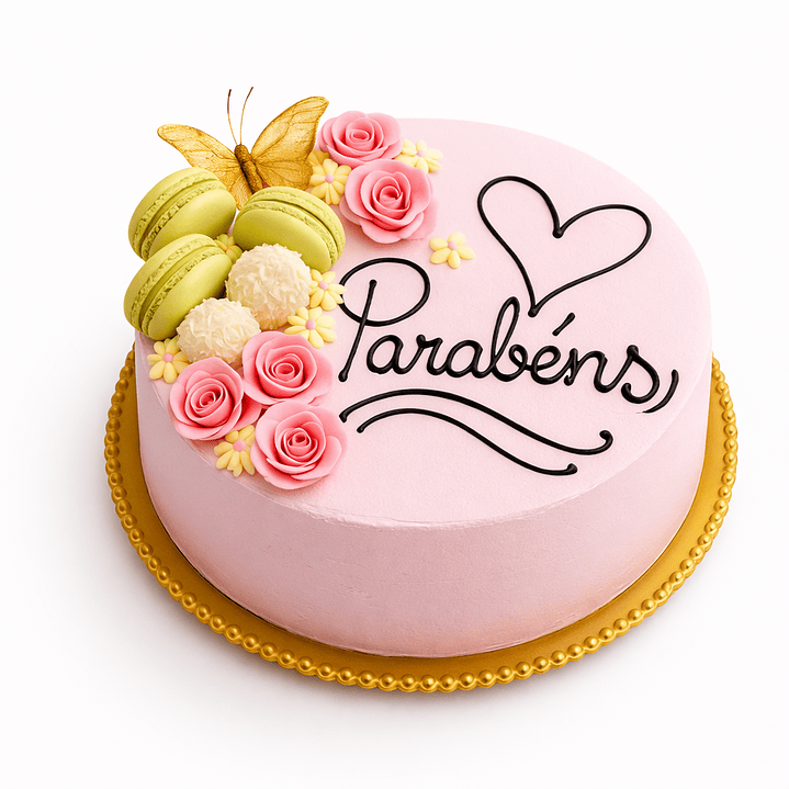 Bolo de Aniversário Feminino Chique 3