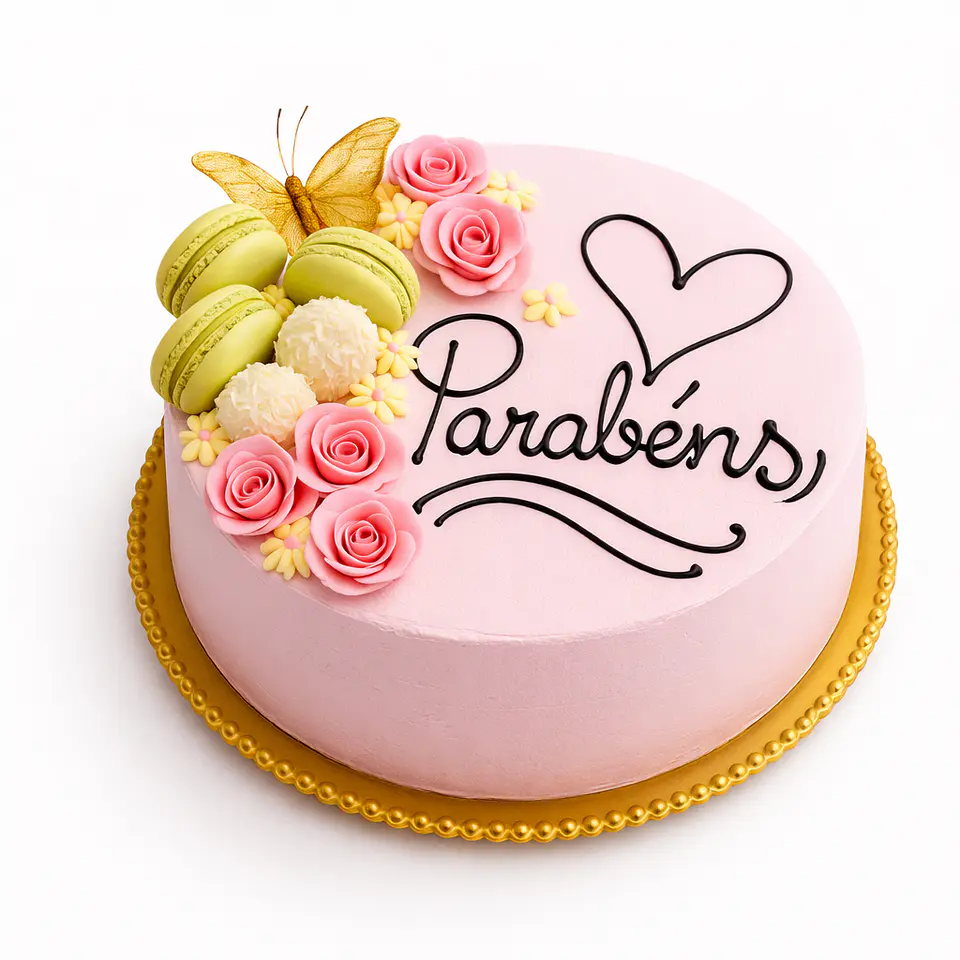 Bolo de Aniversário Feminino Chique 3