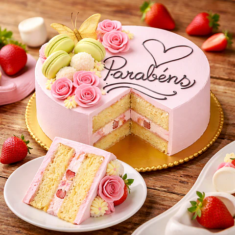 Bolo de Aniversário Feminino Chique