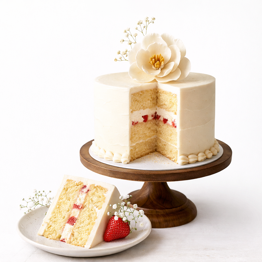 Bolo de Casamento Simples 1