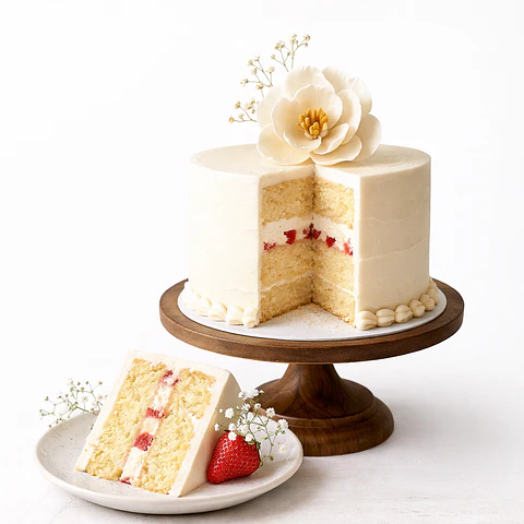 Bolo de Casamento Simples