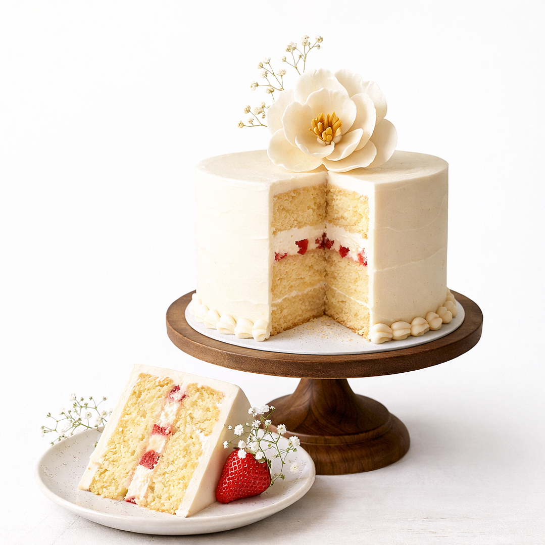 Bolo de Casamento Simples 1