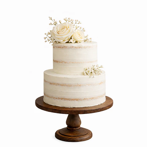 Bolo de Casamento 2 Andares Clássico