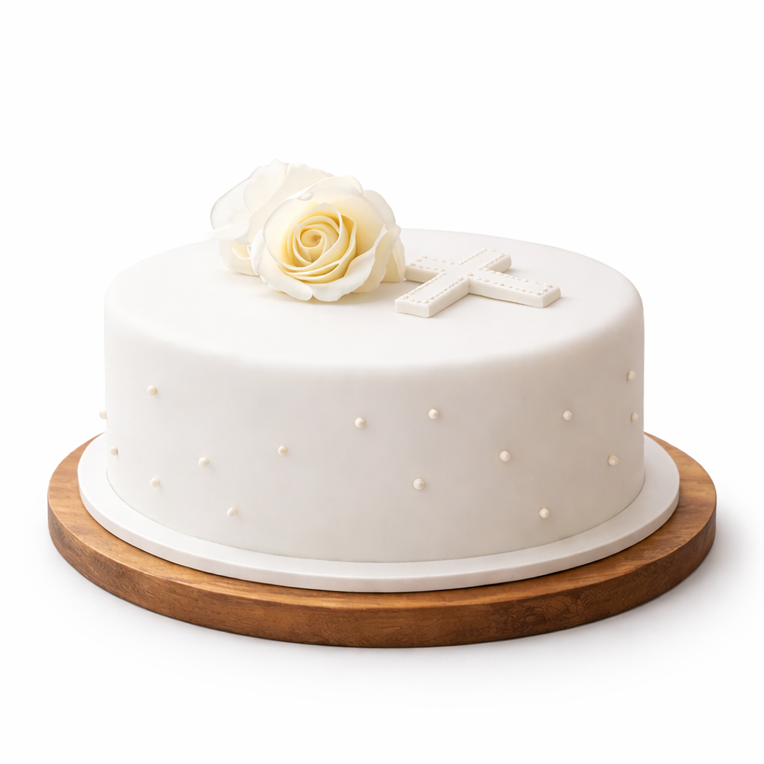 Bolo de Batizado Simples 3