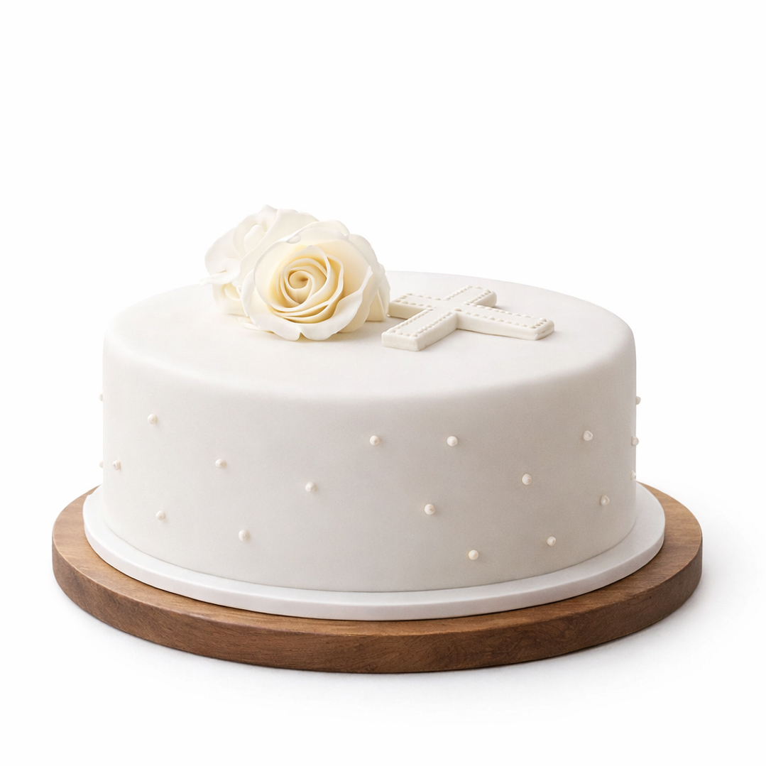 Bolo de Batizado Simples 4