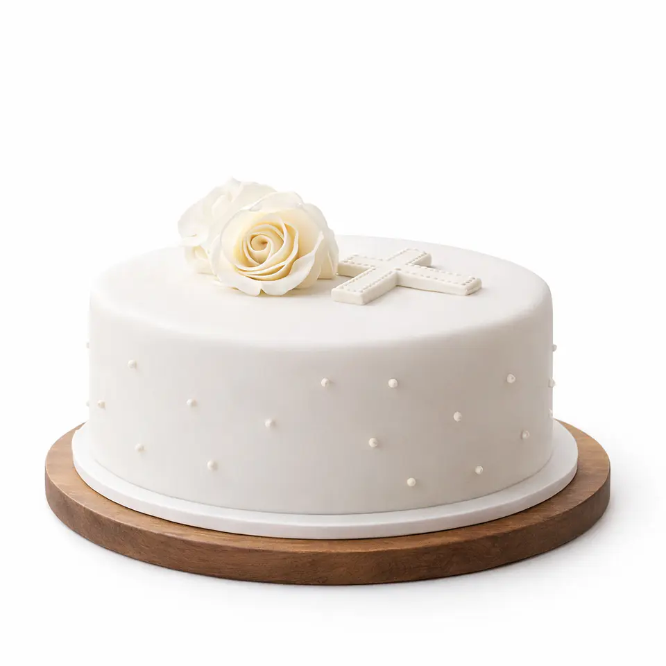 Bolo de Batizado Simples 5