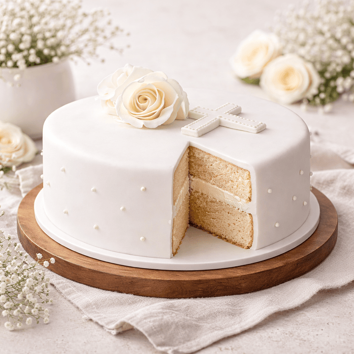 Bolo de Batizado Simples 2