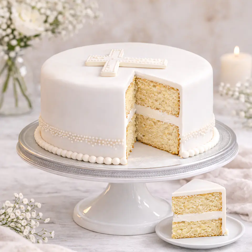 Bolo de Batizado Moderno 2