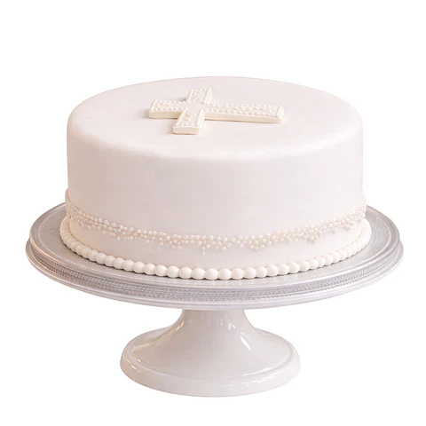 Bolo de Batizado Moderno