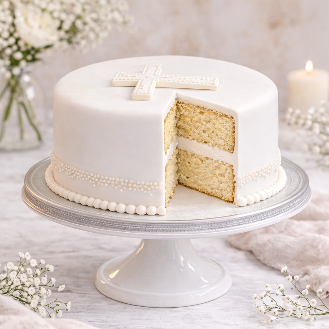 Bolo de Batizado Moderno 5