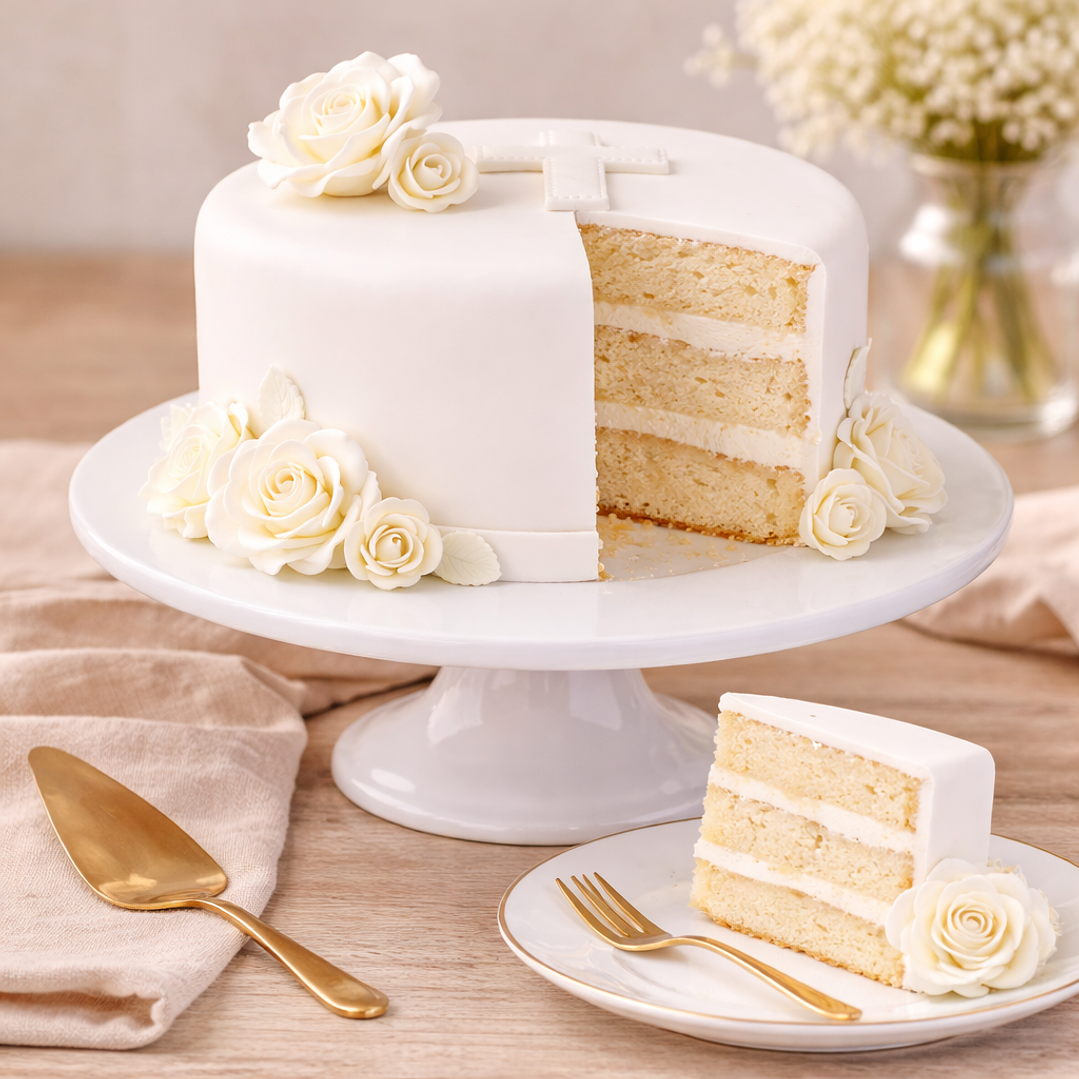 Bolo de Batizado para Menina 1