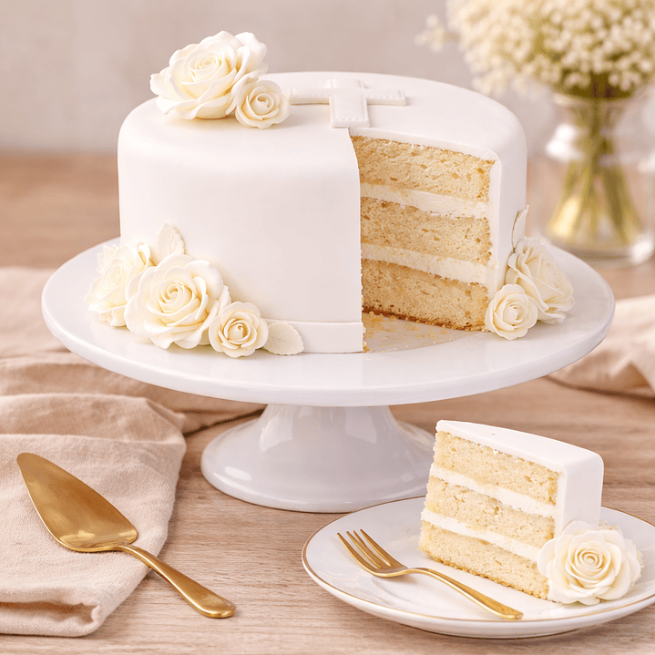 Bolo de Batizado para Menina 1