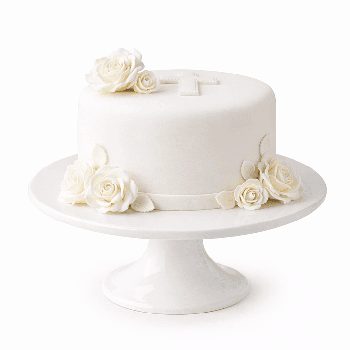 Bolo de Batizado para Menina 4