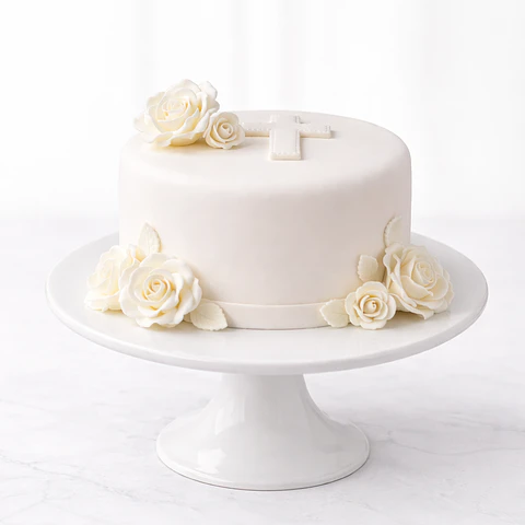 Bolo de Batizado para Menina