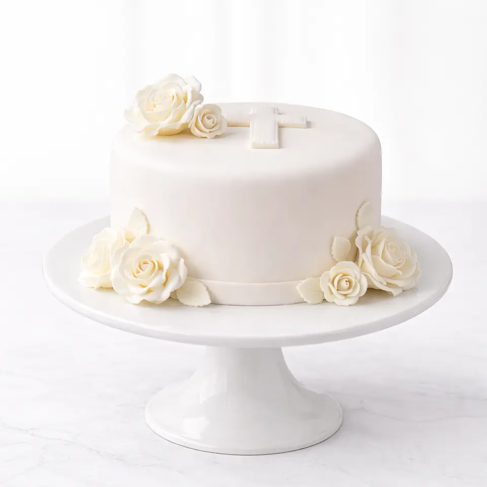 Bolo de Batizado para Menina 1