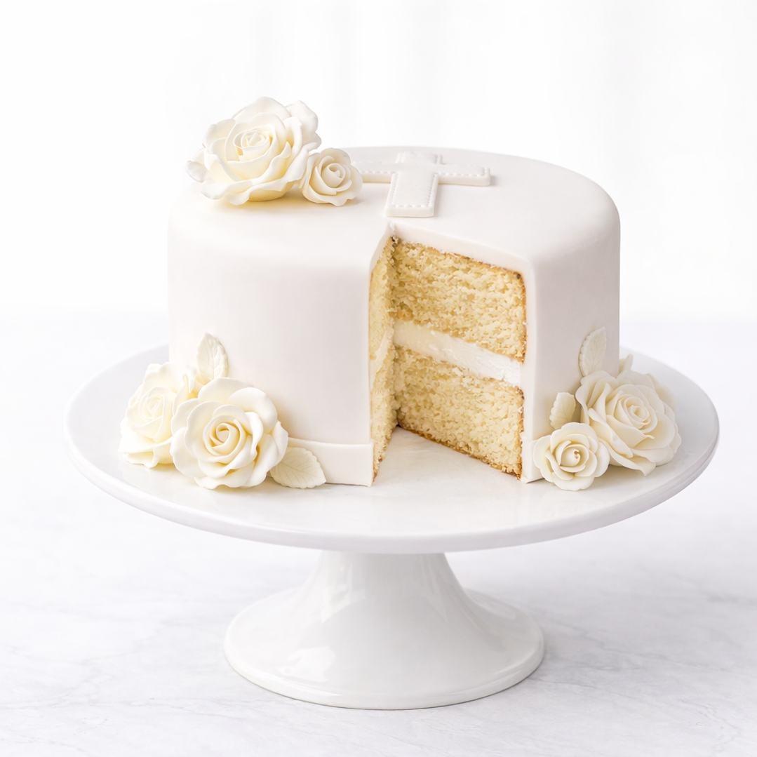 Bolo de Batizado para Menina 3