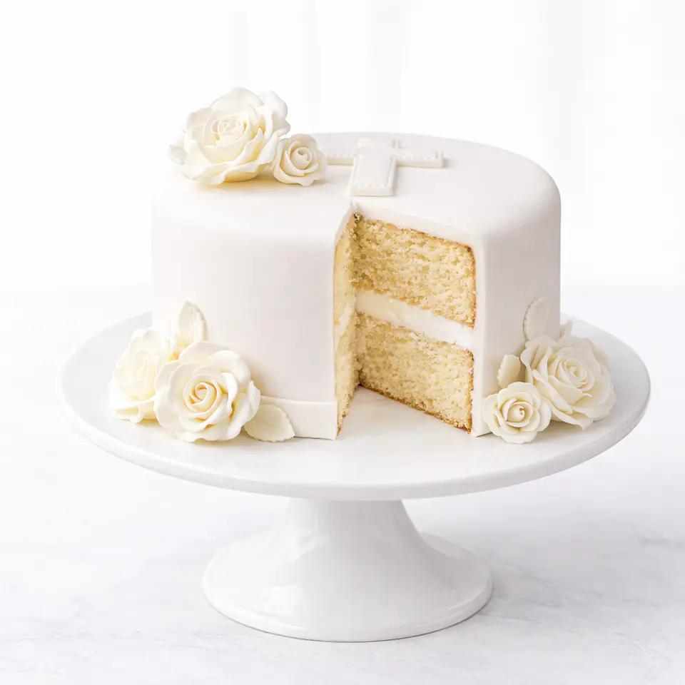 Bolo de Batizado para Menina 3