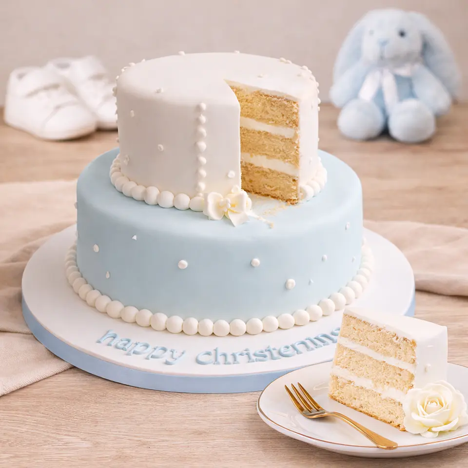 Bolo de Batizado para Menino 2