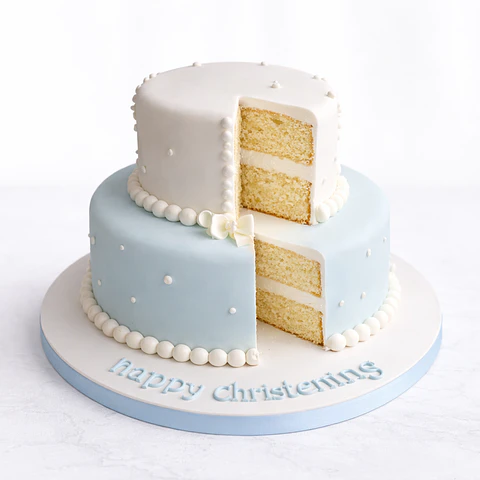 Bolo de Batizado para Menino